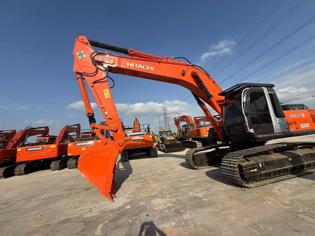 2024 Hitachi ZX350 crawler excavator, side view 2024 Hitachi ZX350 crawler excavator, side view