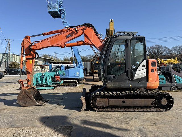 2016 Hitachi ZX75USK-5B crawler excavator, side profile view
