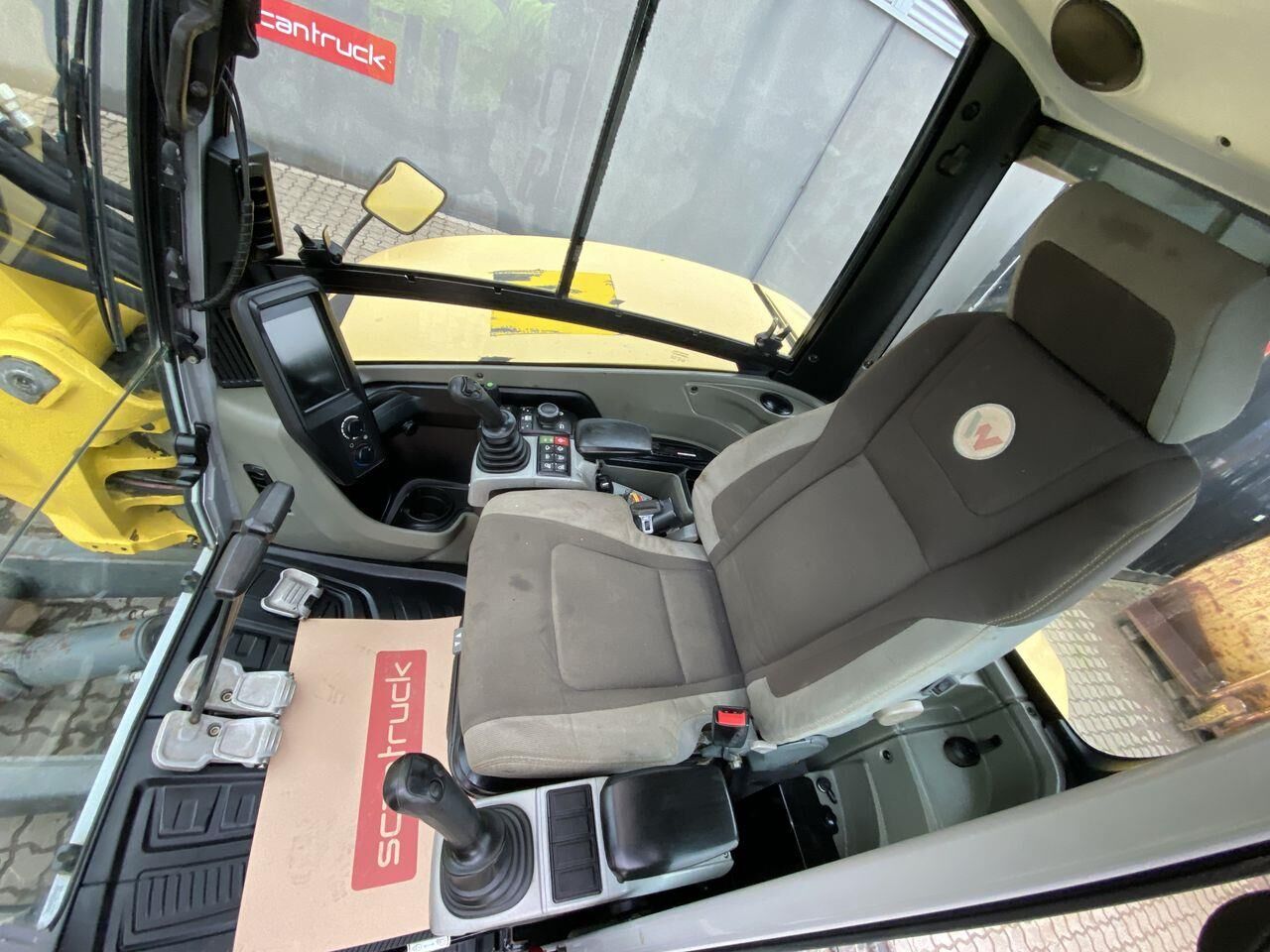 2016 Wacker Neuson EZ80 mini excavator interior cab view