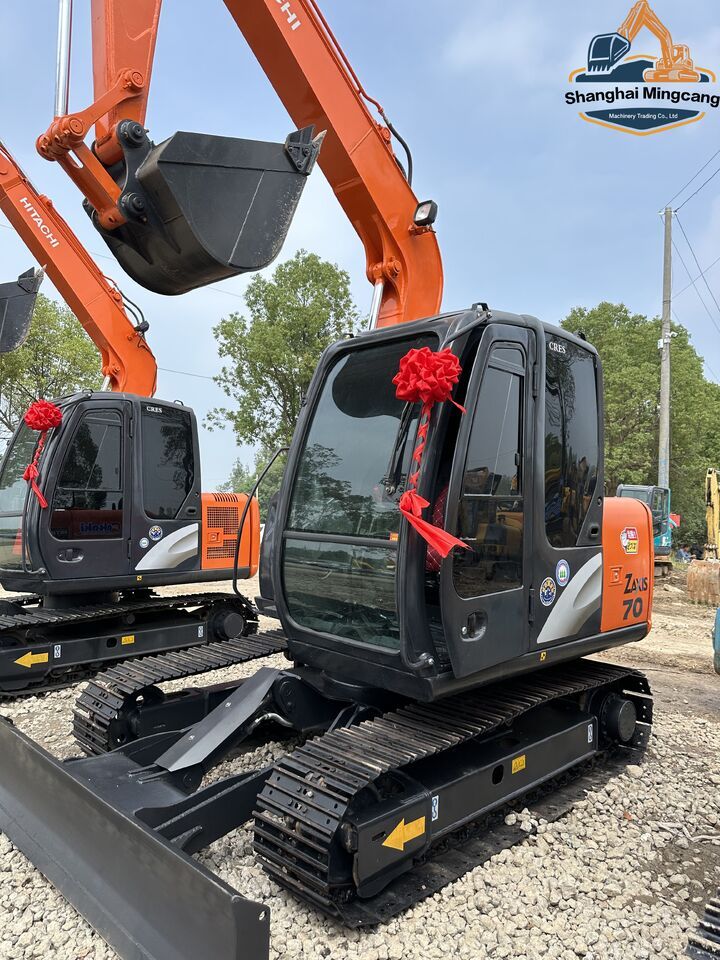 2024 Hitachi Zaxis 70 crawler excavator, front three-quarter view 2024 Hitachi Zaxis 70 crawler excavator, front three-quarter view