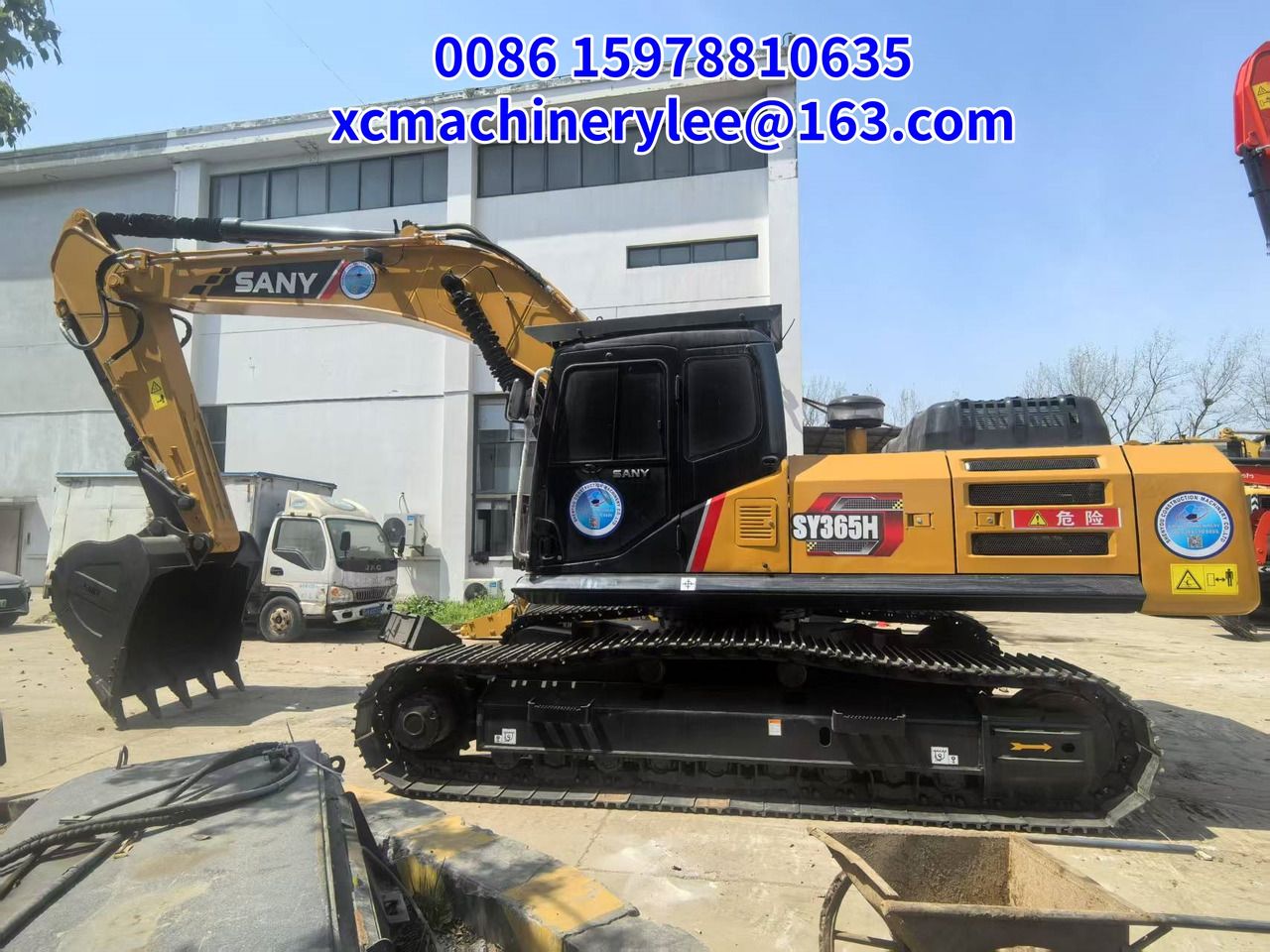 2024 Sany SY365H crawler excavator side view