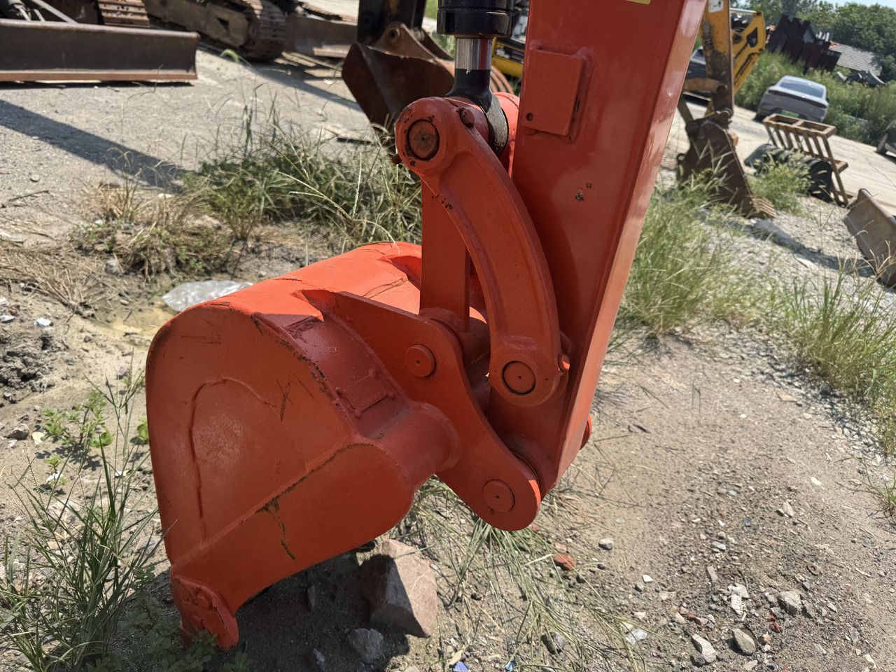 2022 Kubota U35-5 mini excavator bucket and linkage detail 2022 Kubota U35-5 mini excavator bucket and linkage detail