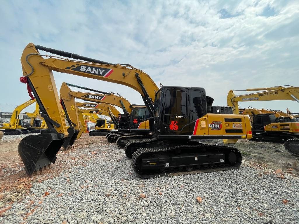 2024 Sany SY215C crawler excavator, side view