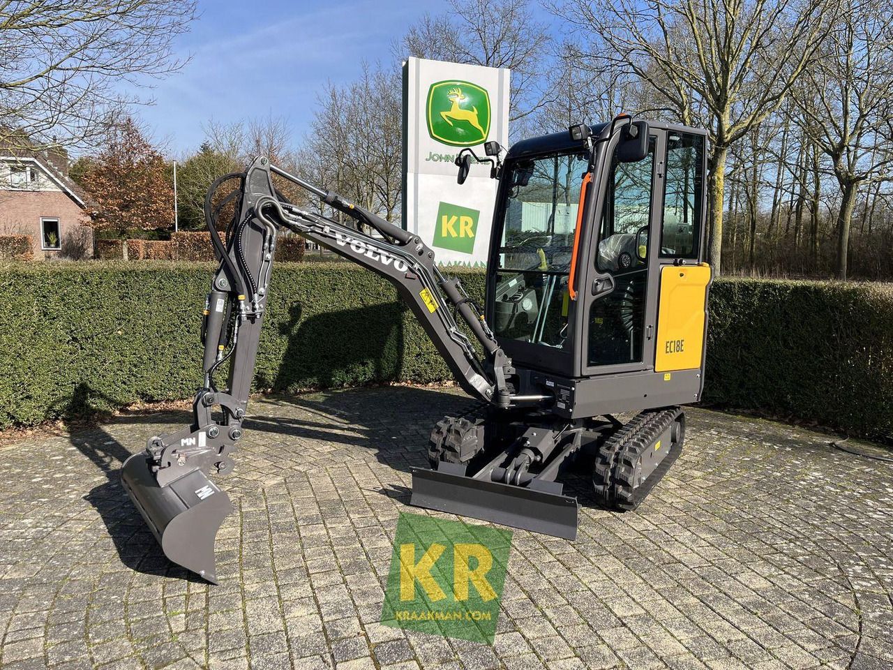 2026 Volvo EC18E crawler excavator, side view