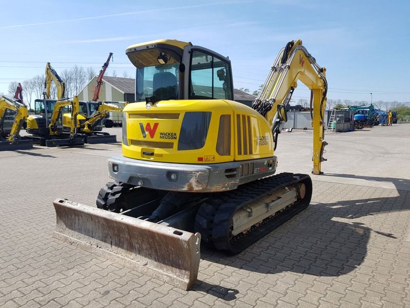 2018 Wacker Neuson ET90 crawler excavator, front three-quarter view 2018 Wacker Neuson ET90 crawler excavator, front three-quarter view