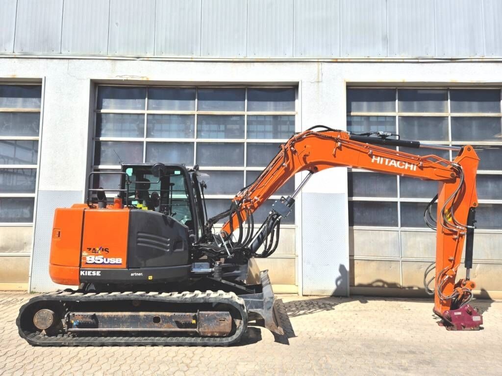 2023 Hitachi ZX85USB-6 mini excavator, side view 2023 Hitachi ZX85USB-6 mini excavator, side view