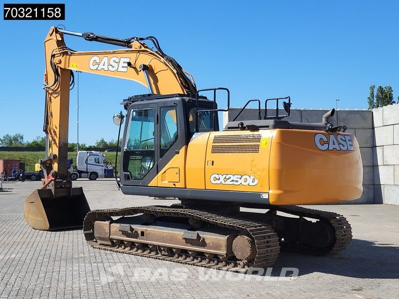 2020 CASE CX250D crawler excavator, rear three-quarter view 2020 CASE CX250D crawler excavator, rear three-quarter view