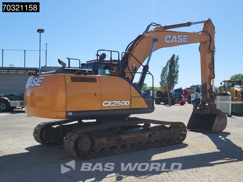 2020 CASE CX250D crawler excavator, side view 2020 CASE CX250D crawler excavator, side view