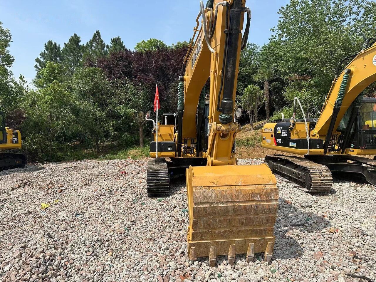 2022 Caterpillar 320D Raupenbagger, Frontansicht 2022 Caterpillar 320D Raupenbagger, Frontansicht