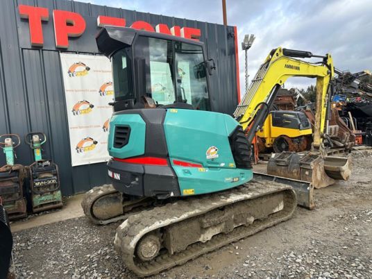 2023 Ammann AMX 58 mini excavator, rear three-quarter view 2023 Ammann AMX 58 mini excavator, rear three-quarter view