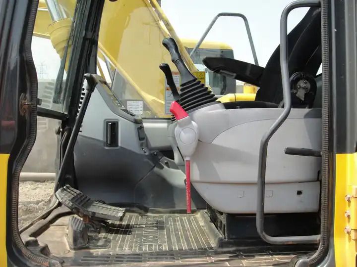 2016 Komatsu PC130-7 crawler excavator cab interior view 2016 Komatsu PC130-7 crawler excavator cab interior view