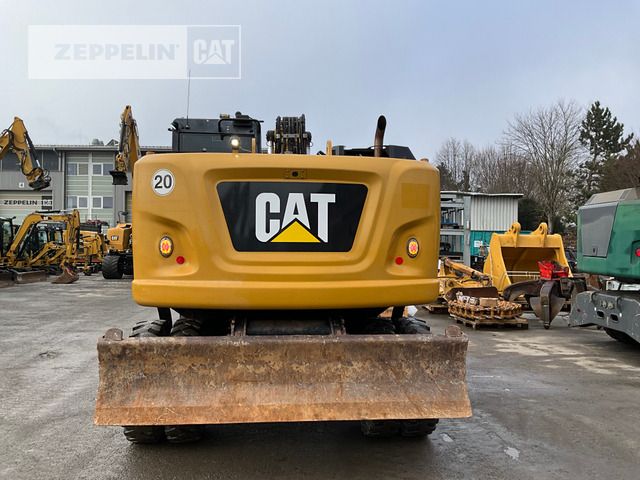 2015 Caterpillar M318F wheel excavator rear view 2015 Caterpillar M318F wheel excavator rear view