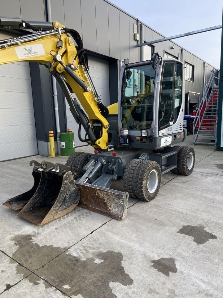 2023 Wacker Neuson EW65 wheel excavator, front three-quarter view 2023 Wacker Neuson EW65 wheel excavator, front three-quarter view