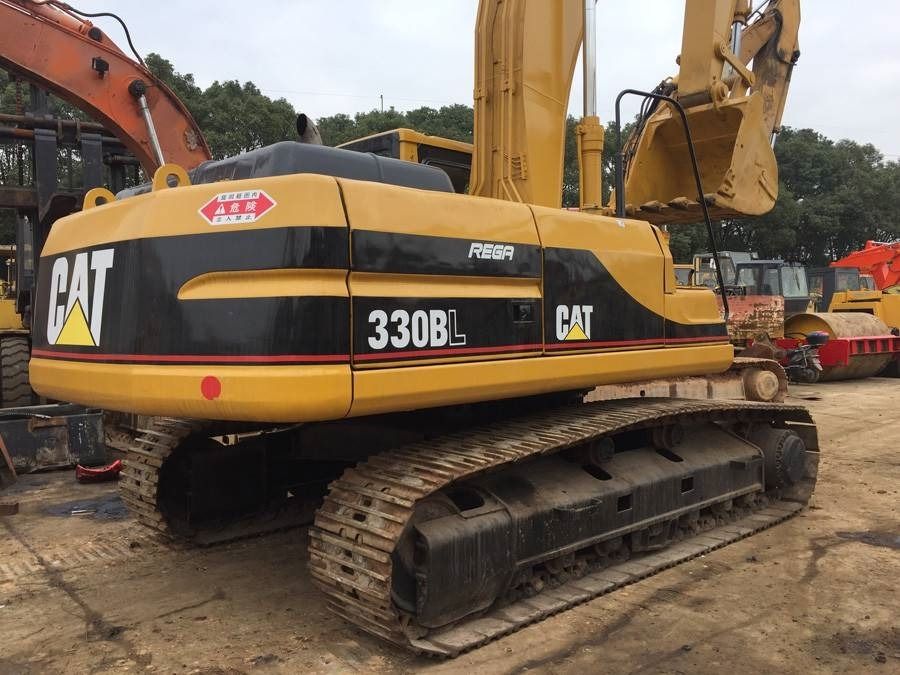 2023 Caterpillar 330BL crawler excavator rear three-quarter view 2023 Caterpillar 330BL crawler excavator rear three-quarter view