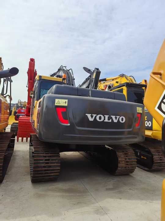2023 Volvo EC210 crawler excavator, rear view 2023 Volvo EC210 crawler excavator, rear view
