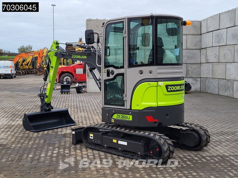 2024 Zoomlion ZE26GU mini excavator, side view 2024 Zoomlion ZE26GU mini excavator, side view