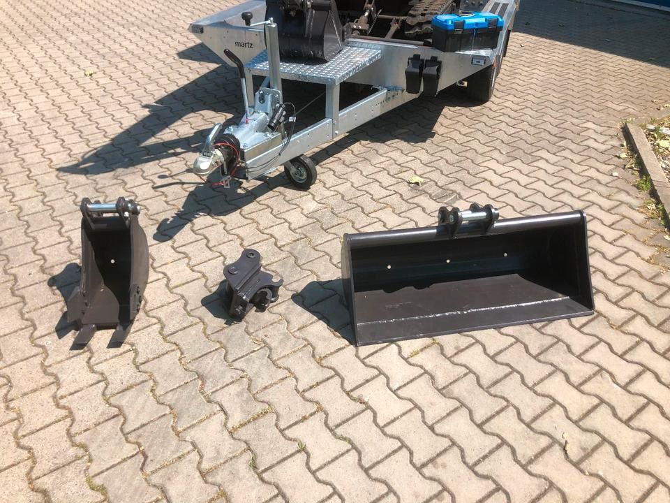 2026 Berger Kraus BK1500JS mini excavator attachments and trailer 2026 Berger Kraus BK1500JS mini excavator attachments and trailer