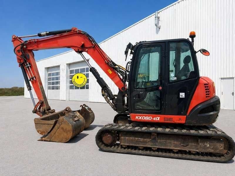 2018 Kubota KX080-4A crawler excavator, side view 2018 Kubota KX080-4A crawler excavator, side view