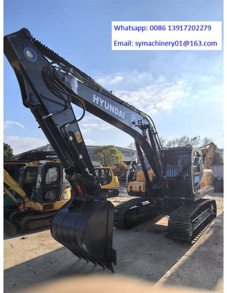2024 Hyundai R220LC-9S crawler excavator, front-side view