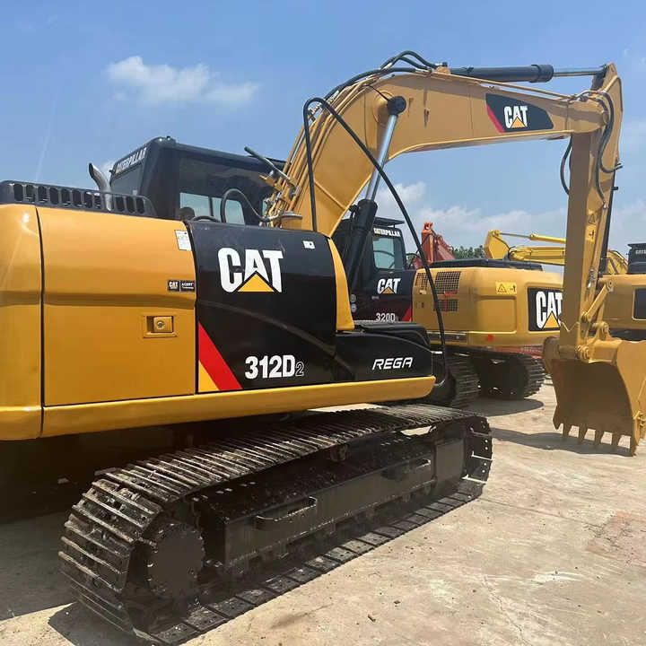 2022 Caterpillar 312D2 crawler excavator, side view 2022 Caterpillar 312D2 crawler excavator, side view