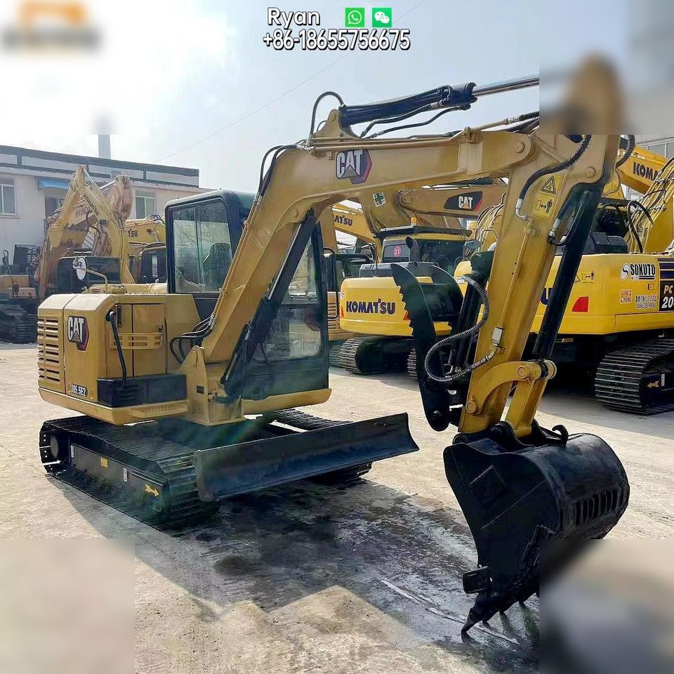 2020 Caterpillar 305.5E2 mini excavator, side view