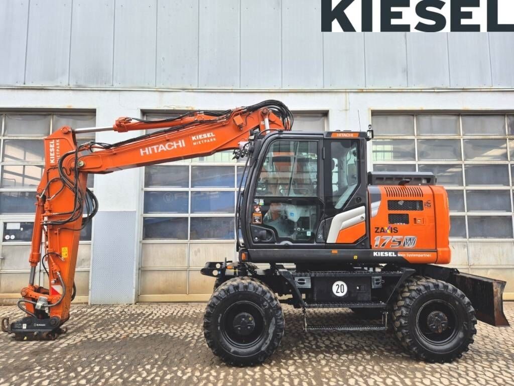 2023 Hitachi Zaxis 175W-7 wheel excavator, side view