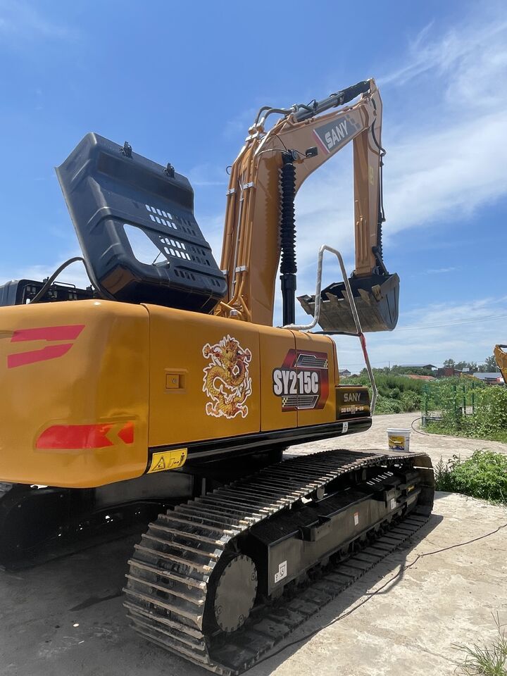2024 Sany SY215C crawler excavator rear three-quarter view
