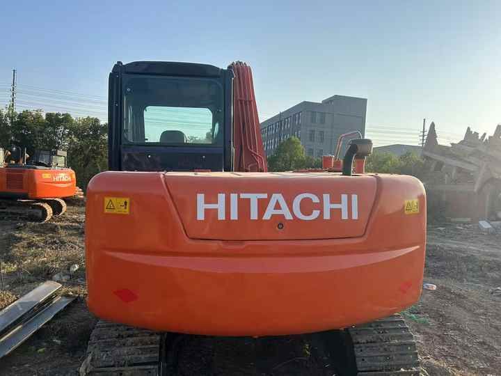 Hitachi ZX55 Mini Excavator, rear view Hitachi ZX55 Mini Excavator, rear view