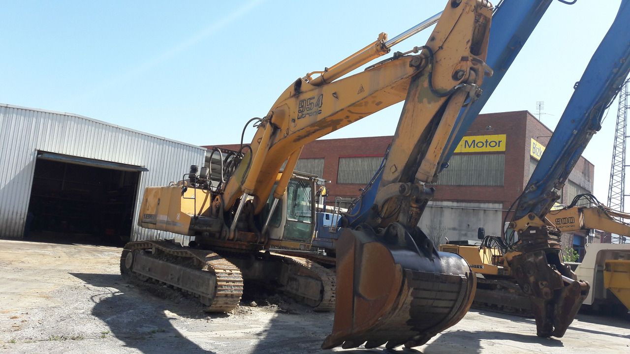 2001 Liebherr R954 B crawler excavator, side view 2001 Liebherr R954 B crawler excavator, side view