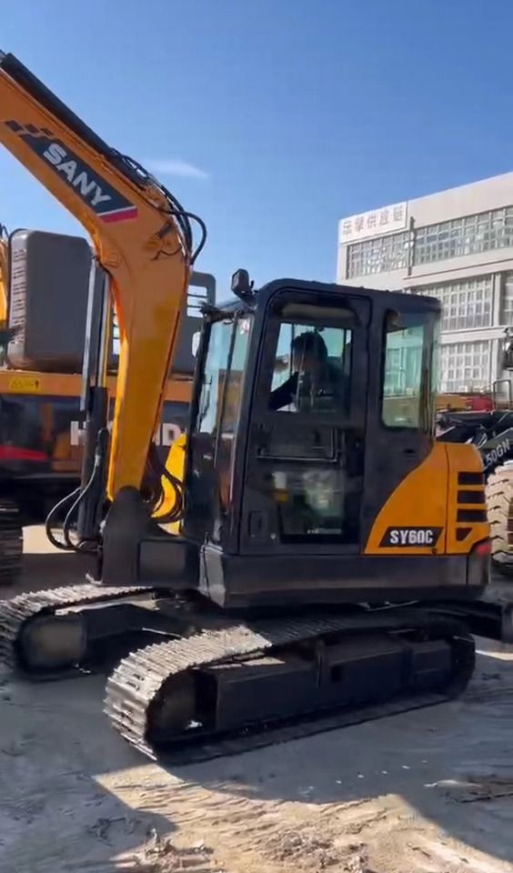 2020 Sany SY60C mini excavator, side view