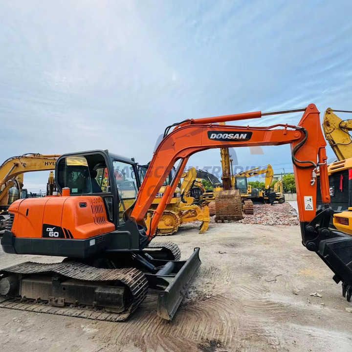 2022 Doosan DX60 crawler excavator, side view 2022 Doosan DX60 crawler excavator, side view