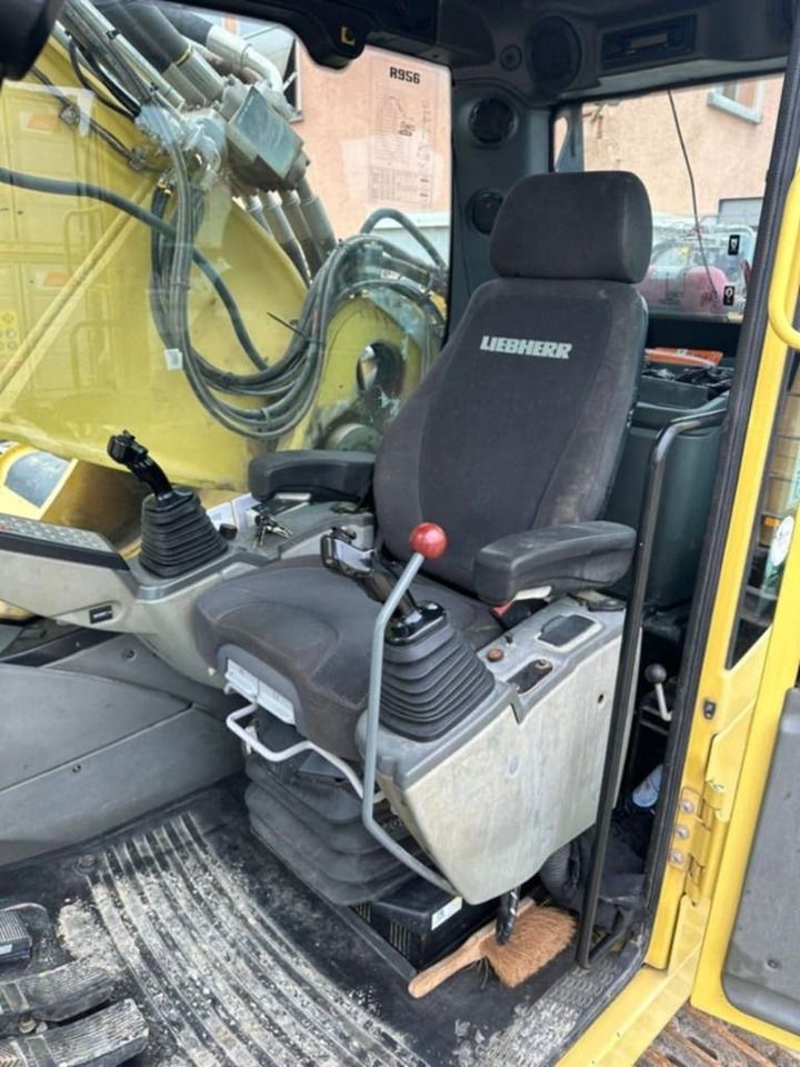 2014 Liebherr R956 HD crawler excavator cab interior view