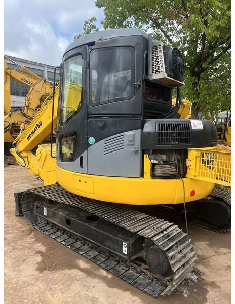 2020 Komatsu PC78US-6 mini excavator, rear three-quarter view 2020 Komatsu PC78US-6 mini excavator, rear three-quarter view
