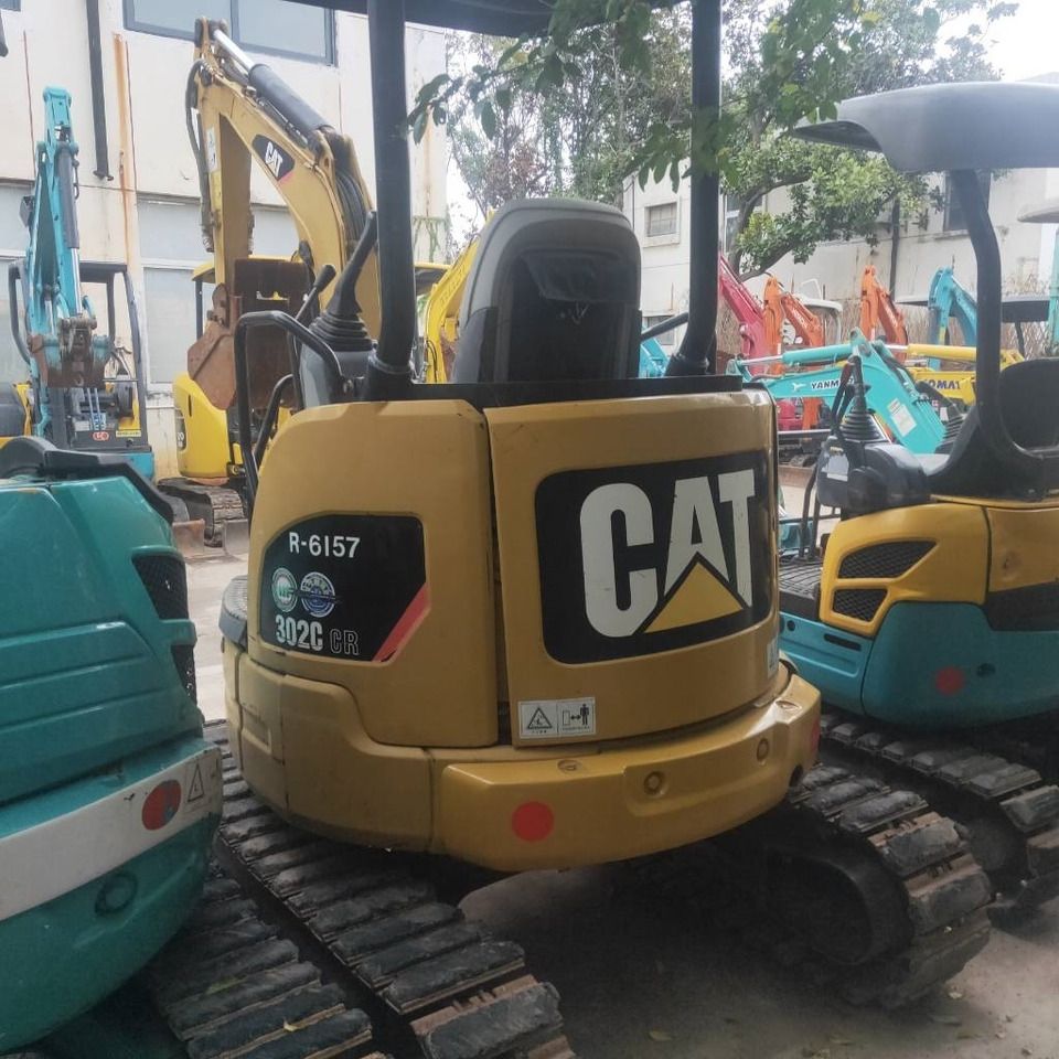 2023 Caterpillar 302C CR mini excavator rear view 2023 Caterpillar 302C CR mini excavator rear view