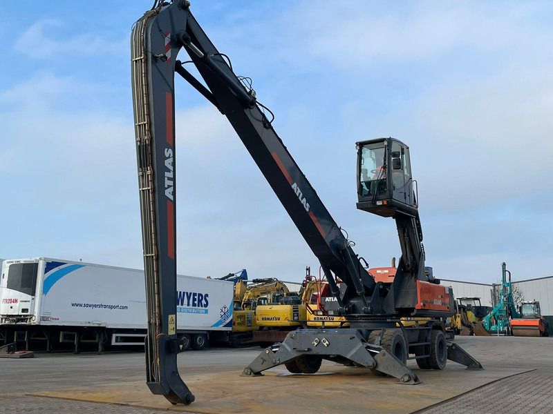 2019 Atlas 350MH material handler, side view