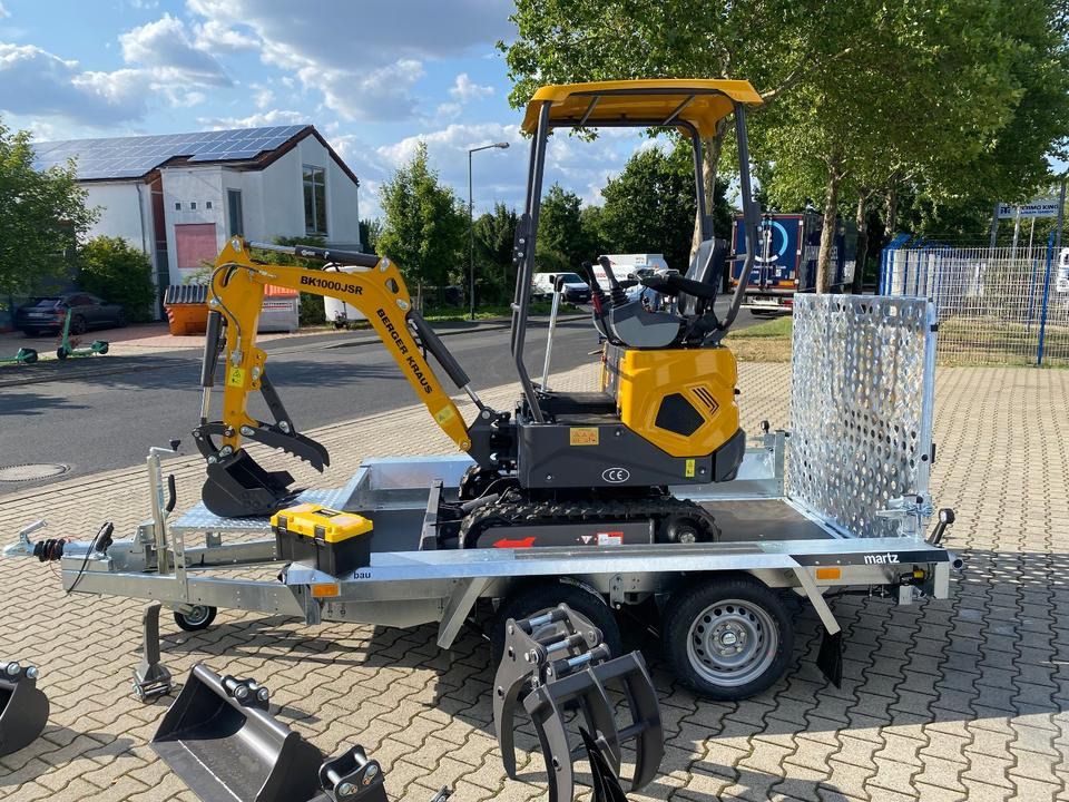 Berger Kraus BK1000JSR Mini-pelle