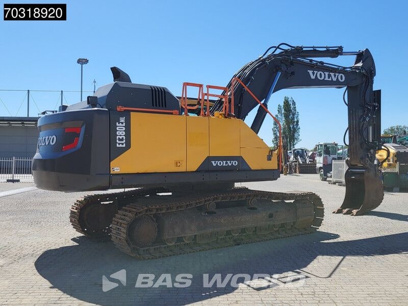 2018 Volvo EC380ENL crawler excavator, rear three-quarter view 2018 Volvo EC380ENL crawler excavator, rear three-quarter view