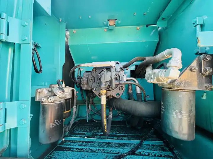 2022 Kobelco SK200 crawler excavator engine compartment view 2022 Kobelco SK200 crawler excavator engine compartment view