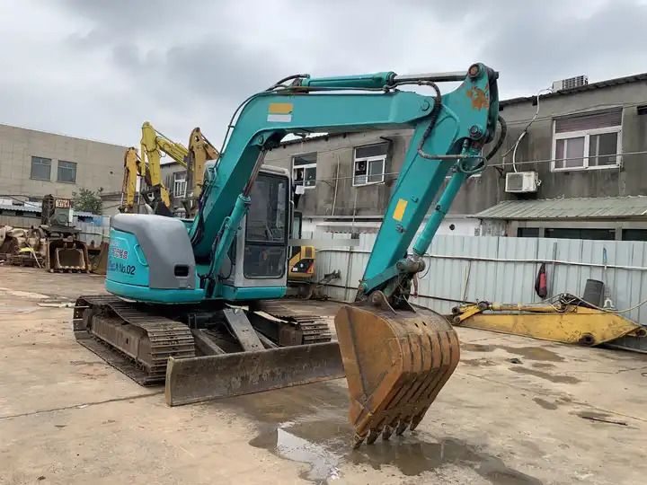 2020 Kobelco SK75SR crawler excavator, side view