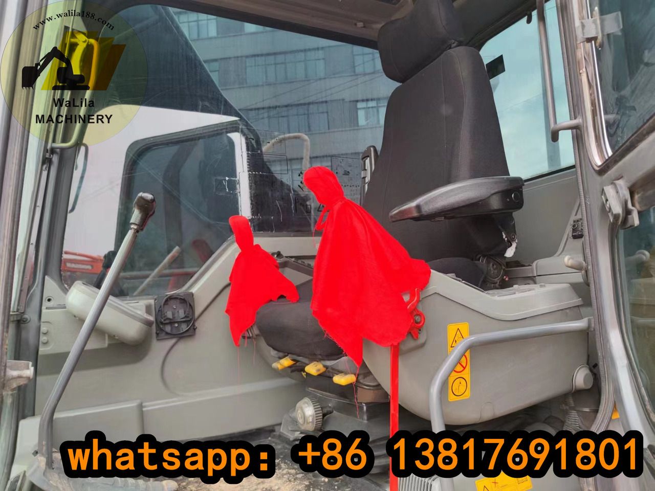 2023 Volvo EC210 crawler excavator interior cab view 2023 Volvo EC210 crawler excavator interior cab view