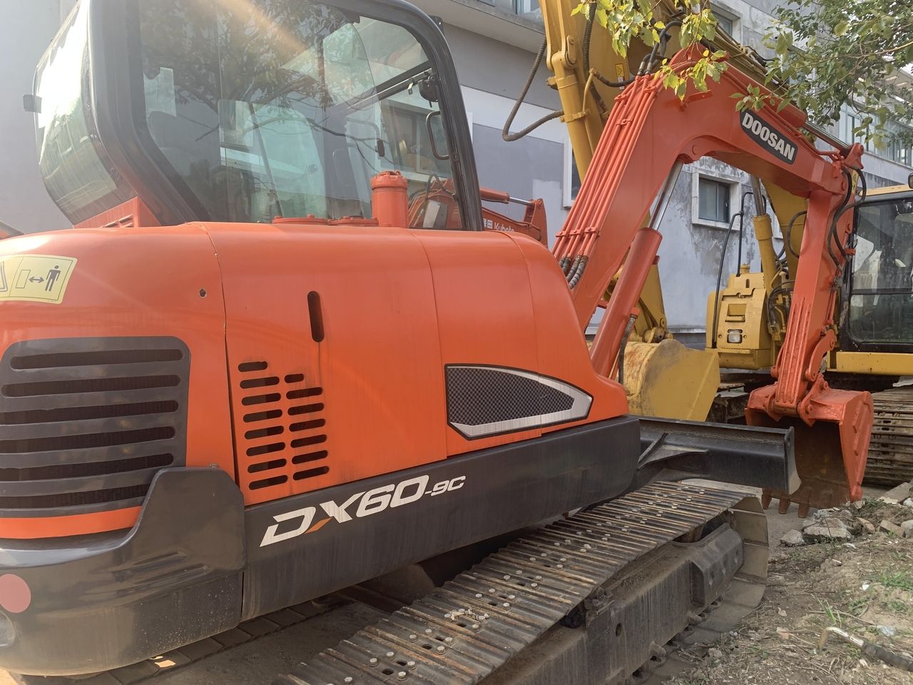 2011 Doosan DX60-9C mini excavator, side view 2011 Doosan DX60-9C mini excavator, side view