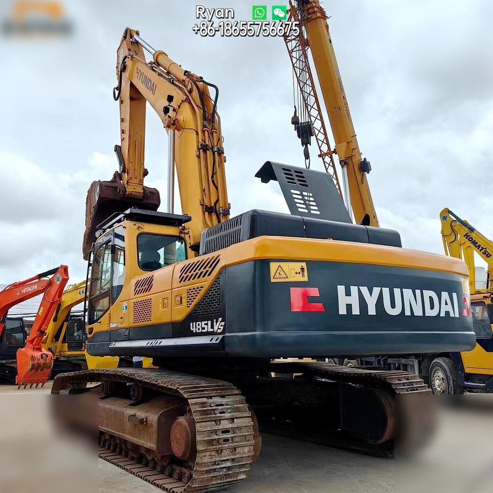 2020 Hyundai R485LVS crawler excavator, rear three-quarter view 2020 Hyundai R485LVS crawler excavator, rear three-quarter view
