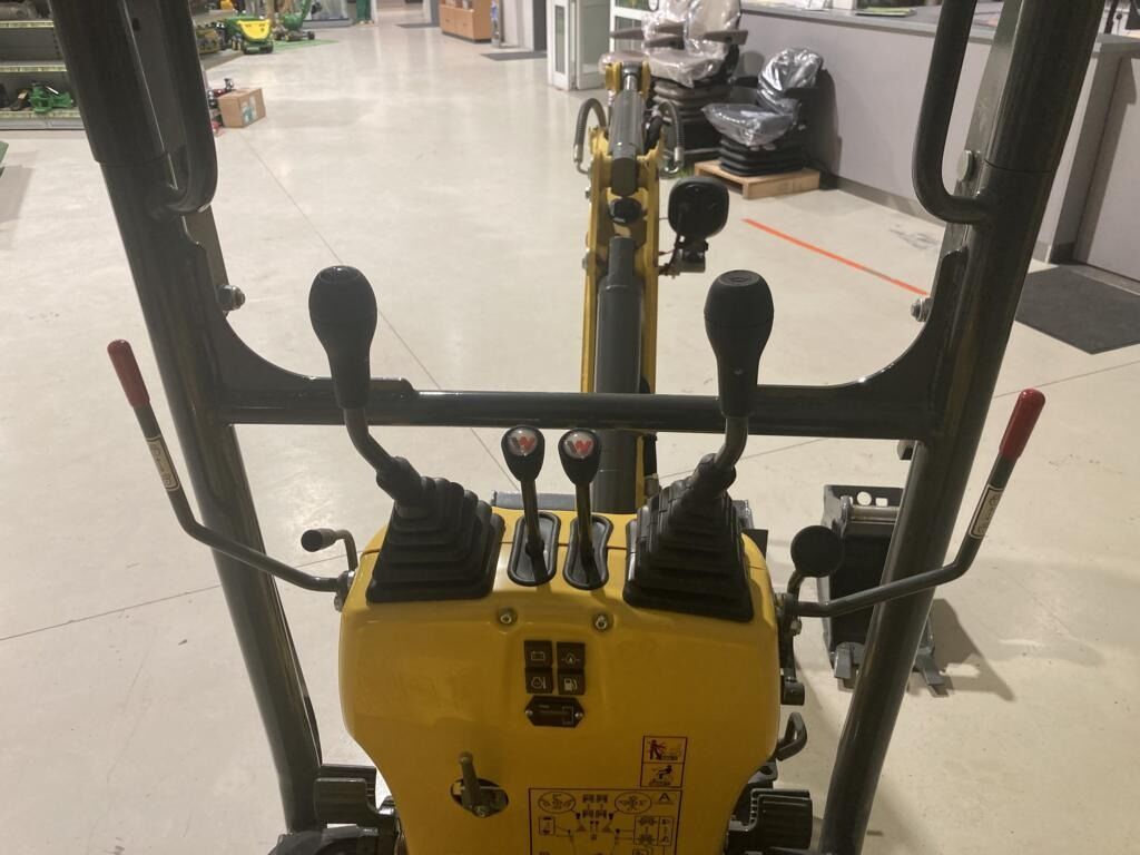 2022 Wacker Neuson 803 mini excavator operator station view 2022 Wacker Neuson 803 mini excavator operator station view