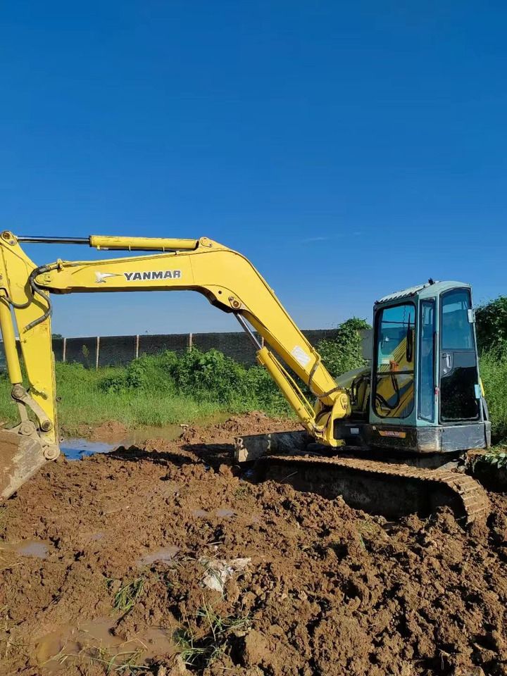 2022 Yanmar VIO75 mini excavator side view