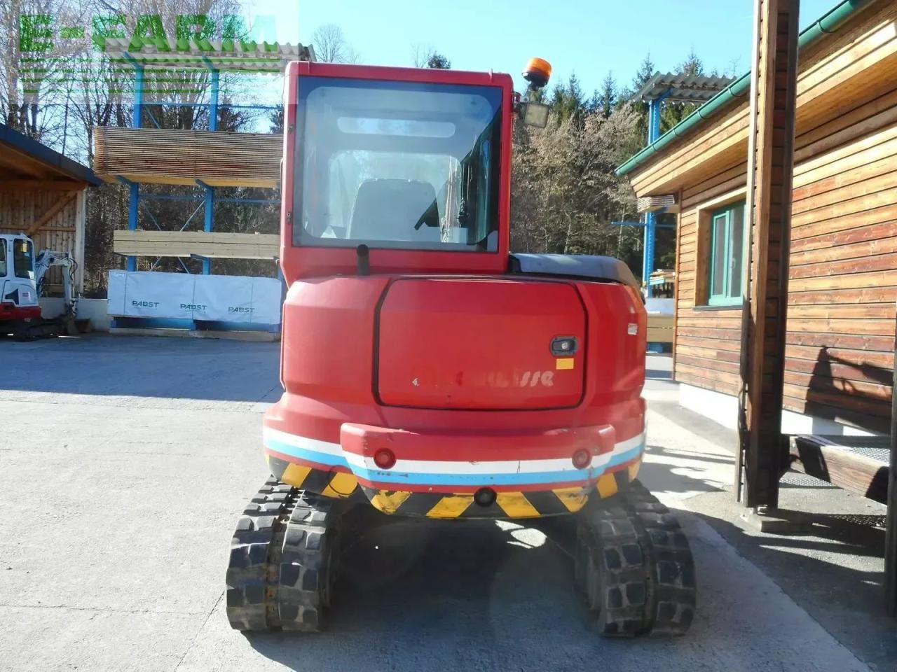 2015 Kobelco SK55SRX-6 mini excavator rear view