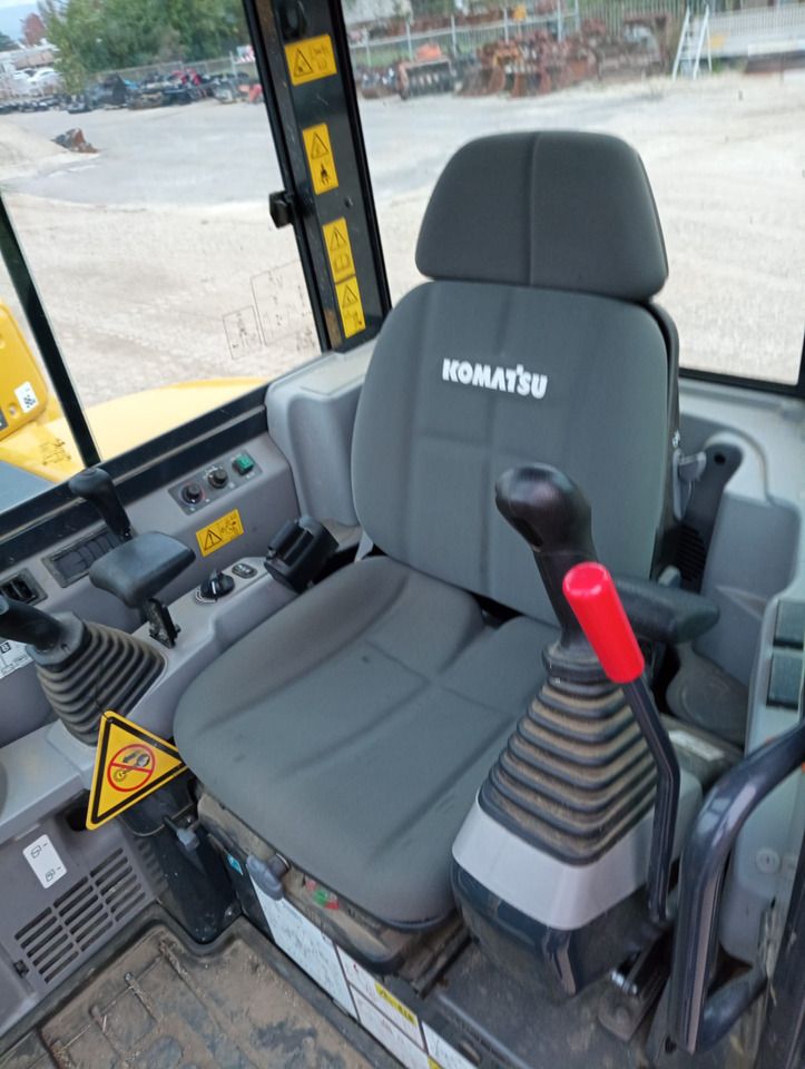2024 Komatsu PC55MR-5 mini excavator interior cab view 2024 Komatsu PC55MR-5 mini excavator interior cab view
