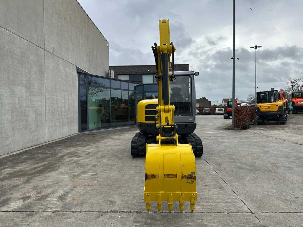 2016 Wacker Neuson 50Z3 mini excavator, front view
