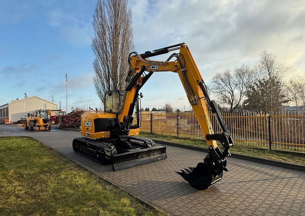 2024 JCB 86C-2 mini excavator, side view 2024 JCB 86C-2 mini excavator, side view