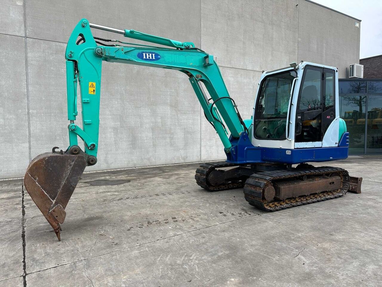 IHI 60NS mini excavator, side view