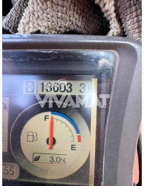 2008 Hitachi ZX350LC-3 crawler excavator digital instrument cluster view